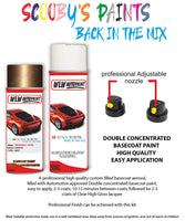 vauxhall mokka amaretto aerosol spray car paint clear lacquer gd7