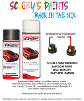 vauxhall crosscarline asteroid grey aerosol spray car paint clear lacquer 169v 190 gwh