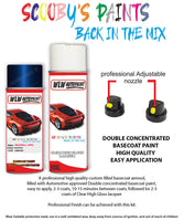 vauxhall astra blue buzz aerosol spray car paint clear lacquer 22n gu3