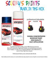 vauxhall cascada blue buzz aerosol spray car paint clear lacquer 22n gu3