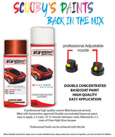 vauxhall adam curry red aerosol spray car paint clear lacquer 50k g3p gu1