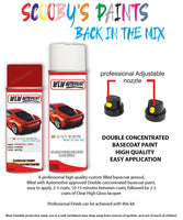 vauxhall signum flame red aerosol spray car paint clear lacquer 547 79l 79u