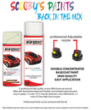 vauxhall meriva guacamole white aerosol spray car paint clear lacquer gua 30r