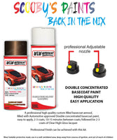 vauxhall combo hazelnut brown aerosol spray car paint clear lacquer ejp glv