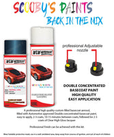 vauxhall mokka x knit blue aerosol spray car paint clear lacquer 22w 442y g72