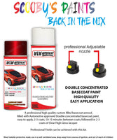 vauxhall astra cabrio magic red aerosol spray car paint clear lacquer glz 50f