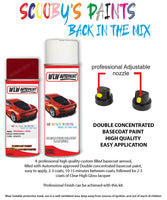 vauxhall astravan moroccan red aerosol spray car paint clear lacquer 41u 573 74u