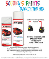 vauxhall zafira olympic white aerosol spray car paint clear lacquer 40r gaz gow