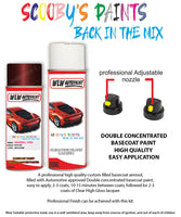 vauxhall mokka x rioja red aerosol spray car paint clear lacquer 491c 50w g0y