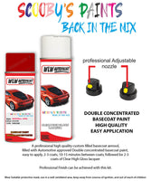 vauxhall adam solar red aerosol spray car paint clear lacquer 338x g6e