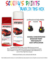 vauxhall combo tomaten red aerosol spray car paint clear lacquer g6z