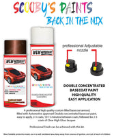 vauxhall insignia trebbiano brown aerosol spray car paint clear lacquer 288v 41n g6q