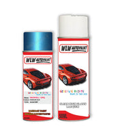 vauxhall karl sparkling blue aerosol spray car paint clear lacquer 392a gw7Body repair basecoat dent colour