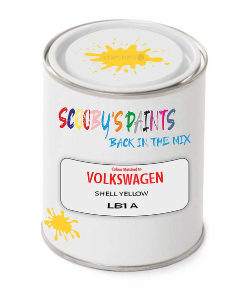 spray gun 2 pack paint Volkswagen Shell Yellow Code: Lb1A