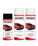 skoda felicia brillant black aerosol spray car paint clear lacquer ly9b With primer anti rust undercoat protection