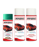 skoda rapid pacific green aerosol spray car paint clear lacquer lf6u With primer anti rust undercoat protection