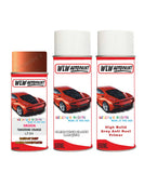 skoda fabia tangerine orange aerosol spray car paint clear lacquer lf3h With primer anti rust undercoat protection