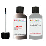 skoda touch up paint with anti rust primer SUPERB AMETHYST PURPLE scratch Repair Paint Code LF4U