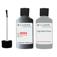 skoda touch up paint with anti rust primer ROOMSTER ANTHRACITE GREY scratch Repair Paint Code LF8J