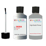 skoda touch up paint with anti rust primer SUPERB AQUA BLUE scratch Repair Paint Code LF8K