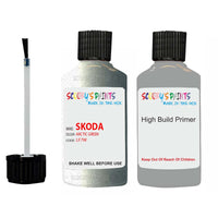 skoda touch up paint with anti rust primer OCTAVIA ARCTIC GREEN scratch Repair Paint Code LF7W