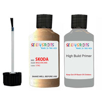 skoda touch up paint with anti rust primer OCTAVIA BEIGE ATACAMA scratch Repair Paint Code LF8G