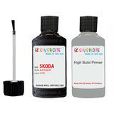 skoda touch up paint with anti rust primer KAROQ BLACK MAGIC scratch Repair Paint Code LF9R