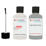 skoda touch up paint with anti rust primer FELICIA CANDY WHITE scratch Repair Paint Code LB9A