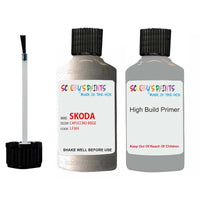 skoda touch up paint with anti rust primer FABIA CAPUCCINO BEIGE scratch Repair Paint Code LF8H