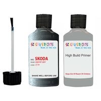 skoda touch up paint with anti rust primer OCTAVIA GRAPHIT GREY scratch Repair Paint Code LF7V