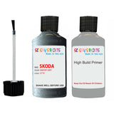 skoda touch up paint with anti rust primer FABIA GRAPHIT GREY scratch Repair Paint Code LF7V