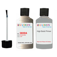 skoda touch up paint with anti rust primer SUPERB SAHARA BEIGE scratch Repair Paint Code LF8F