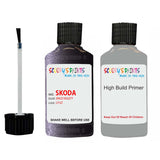 skoda touch up paint with anti rust primer OCTAVIA SPACE VIOLETT scratch Repair Paint Code LF4Z