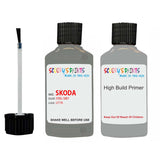 skoda touch up paint with anti rust primer RAPID STEEL GREY scratch Repair Paint Code LF7A