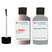 skoda touch up paint with anti rust primer OCTAVIA SWEET VIOLET scratch Repair Paint Code LF4Y