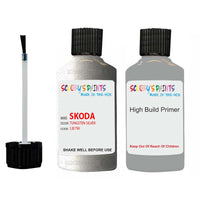 skoda touch up paint with anti rust primer CITIGO TUNGSTEN SILVER scratch Repair Paint Code LB7W