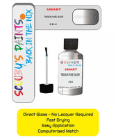 Paint For Smart Forfour Tridion Pure Silver Code Eb4 Touch Up Scratch Stone Chip Repair