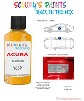 Paint For Acura Nsx Solar Yellow Code Y65P Touch Up Scratch Stone Chip Repair