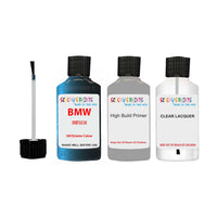 lacquer clear coat bmw 5 Series Sorrent Blue Code 360 Touch Up Paint Scratch Stone Chip