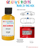 Paint For Acura Nsx Spa Yellow Code Y52P Touch Up Scratch Stone Chip Repair