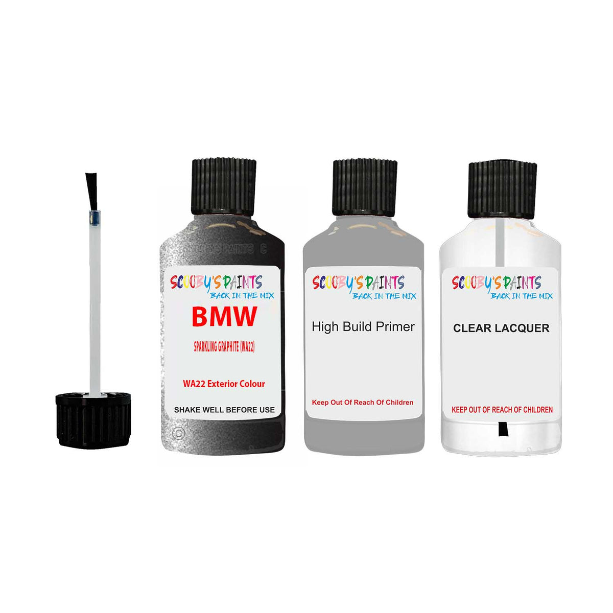 Paint For Bmw 7 Series Sparkling Graphite Code Wa22 Touch Up Paint ...