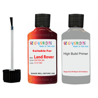 land rover range rover spectral red code ccv 788 touch up paint With anti rust primer undercoat