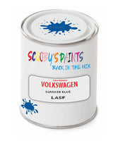 spray gun 2 pack paint Volkswagen Summer Blue Code: La5F