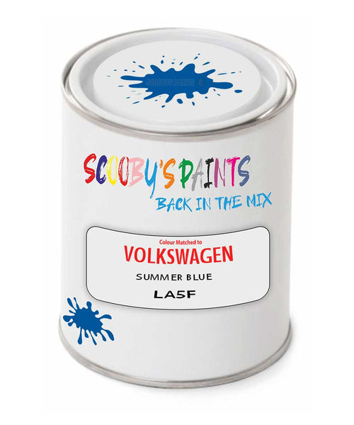 spray gun 2 pack paint Volkswagen Summer Blue Code: La5F