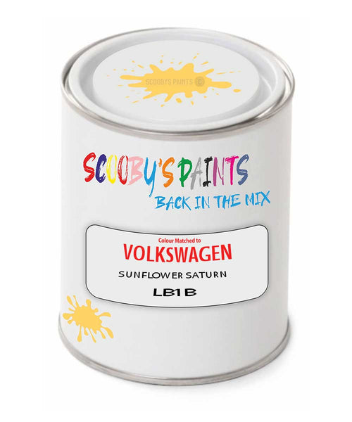 spray gun 2 pack paint Volkswagen Sunflower Saturn Yellow Code: Lb1B
