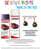 suzuki alto blueberry purple z2c car aerosol spray paint with lacquer 1997 2002