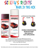 suzuki every deep rose red zdd car aerosol spray paint with lacquer 2005 2007