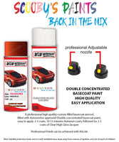 suzuki sx4 orange red jh car aerosol spray paint with lacquer 2015 2015