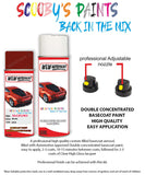 suzuki red 0f8 car aerosol spray paint with lacquer 1999 2003