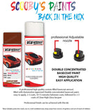 suzuki liana red z26 car aerosol spray paint with lacquer 1995 2012